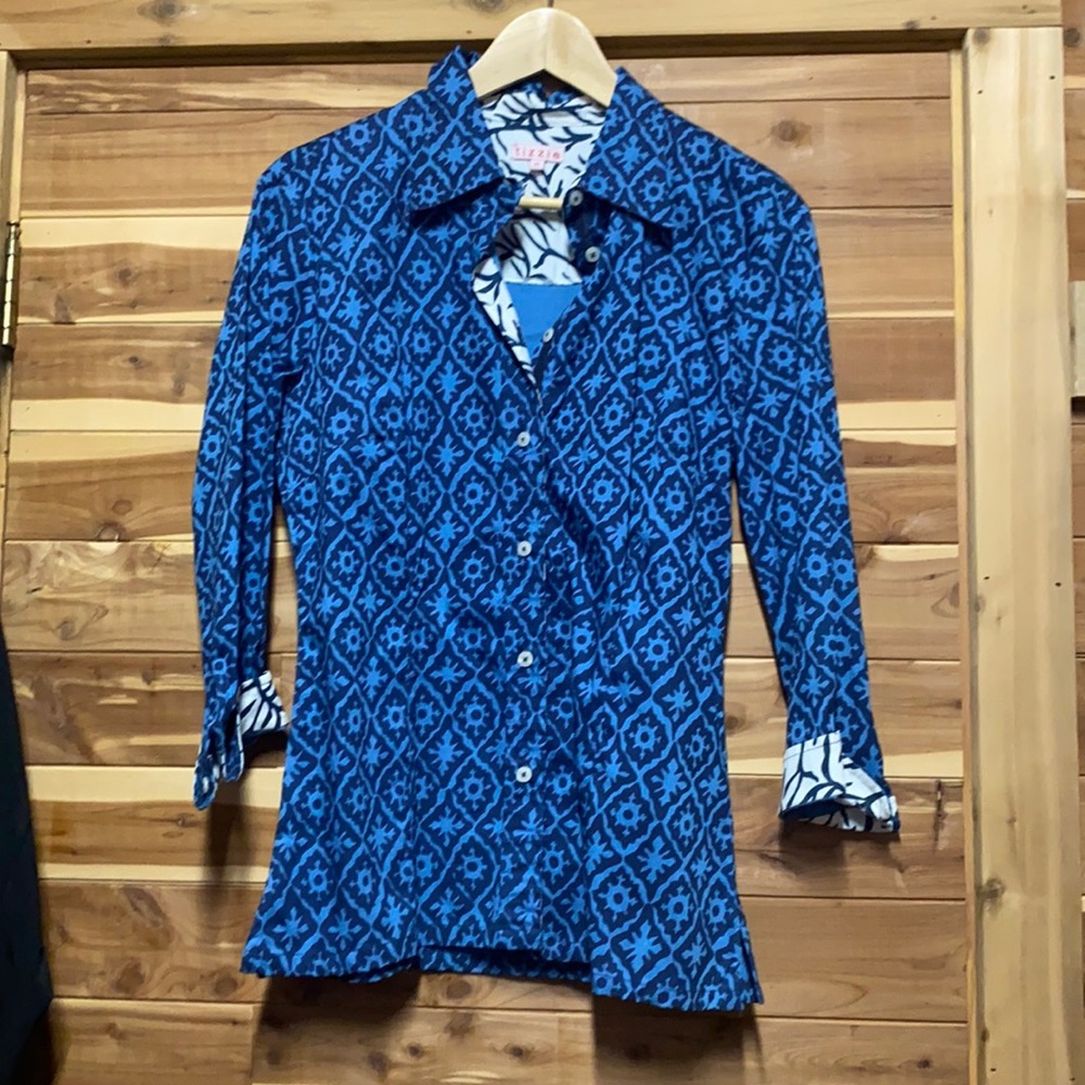 Tizzie button down shirt